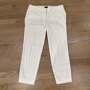J Crew crop chino pants (city fit) stretch size 6